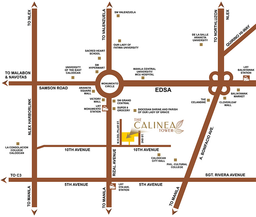 The Calinea Tower in Caloocan City by DMCI Homes